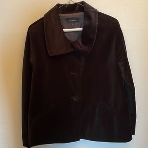 Black talbots fuzzy coat